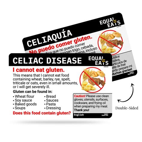 gluten nfc card|celiac gluten free translation cards.